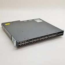 Cisco Catalyst WS-C3650-48FS-L 48-Port PoE+ 4X1G Gigabit Network Ethernet Switch picture