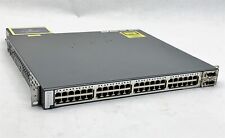 Cisco WS-C3750E-48PD-EF v01 48-Port Gigabit PoE Switch w/ 1*PSU + 2*CVR-X2-SFP picture