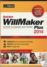 Quicken WillMaker Plus 2014 by Nolo ~  Windows XP/Vista/7/8 ~ CD-ROM picture