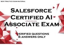 Salesforce Certified AI Associate Exam questions and answers picture