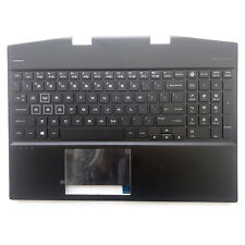 New For HP Omen 15-DH 15.6'' Palmrest Backlit Keyboard Touchpad AM2JZ000430 picture