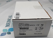 HALL RESEARCH - UV2-S-PE1 2-CH VGA TO UTP (CAT5) VIDEO SPLITTER - SEALED - NEW picture
