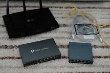TP-Link ER605 v2 Omada Router | Multi-WAN Wired VPN Router Home Network Bundle picture