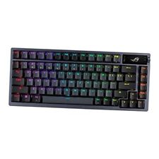  ROG Azoth 75% Wireless DIY Custom Gaming Keyboard, OLED Red Switch Black picture