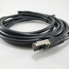 KabelDirekt – Ethernet Cable Cat 8 SF/FTP RJ45 - 10 ft - black picture