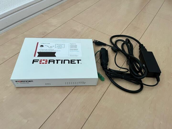 Fortinet Fortigate FG-60E Network Security Firewall with Adapter 60E