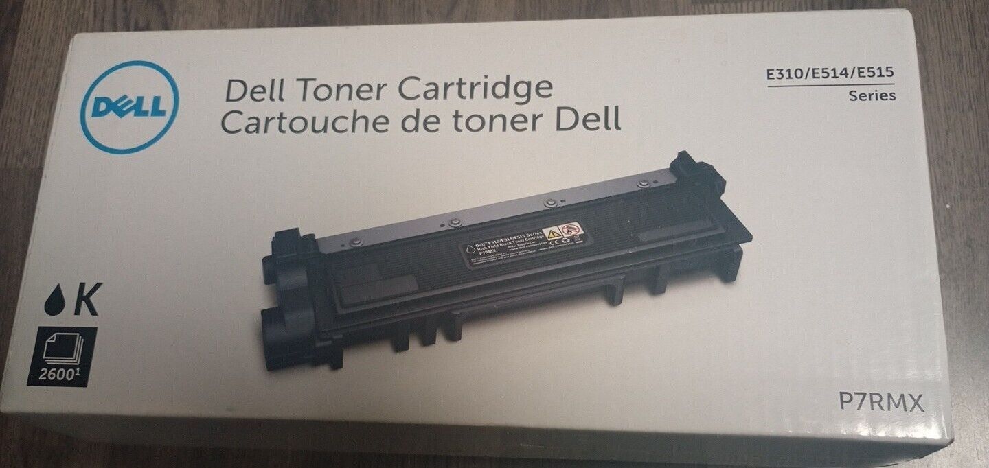 Dell P7RMX Black Toner Cartridge Brand New Factory Sealed 