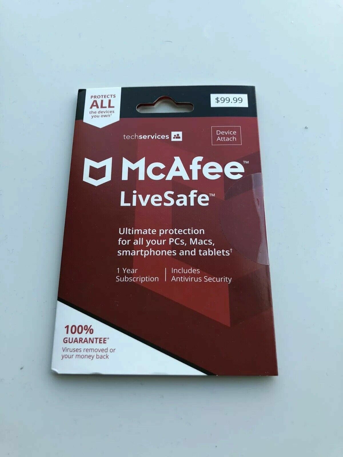 Mcafee Livesafe $99 Value