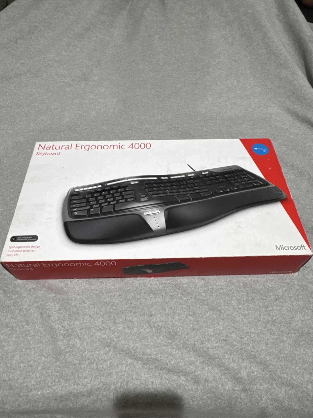 Microsoft Natural Ergonomic Keyboard 4000 Model 1048 B2M-00012 USB NIB Microsoft Natural Ergonomic Keyboard 4000 Model 1048 B2M-00012 USB NIB