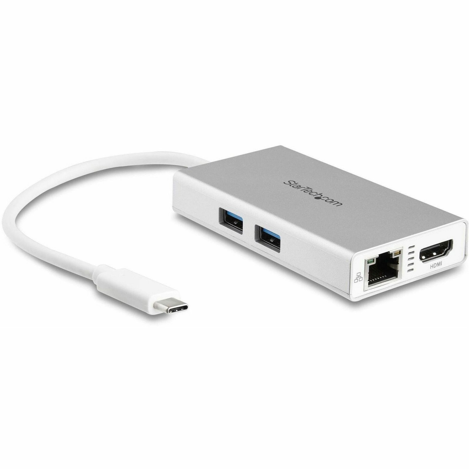 StarTech DKT30CHPDW USB-C Multiport Adapter 4K HDMI GbE Silver StarTech DKT30CHPDW USB-C Multiport Adapter 4K HDMI GbE Silver