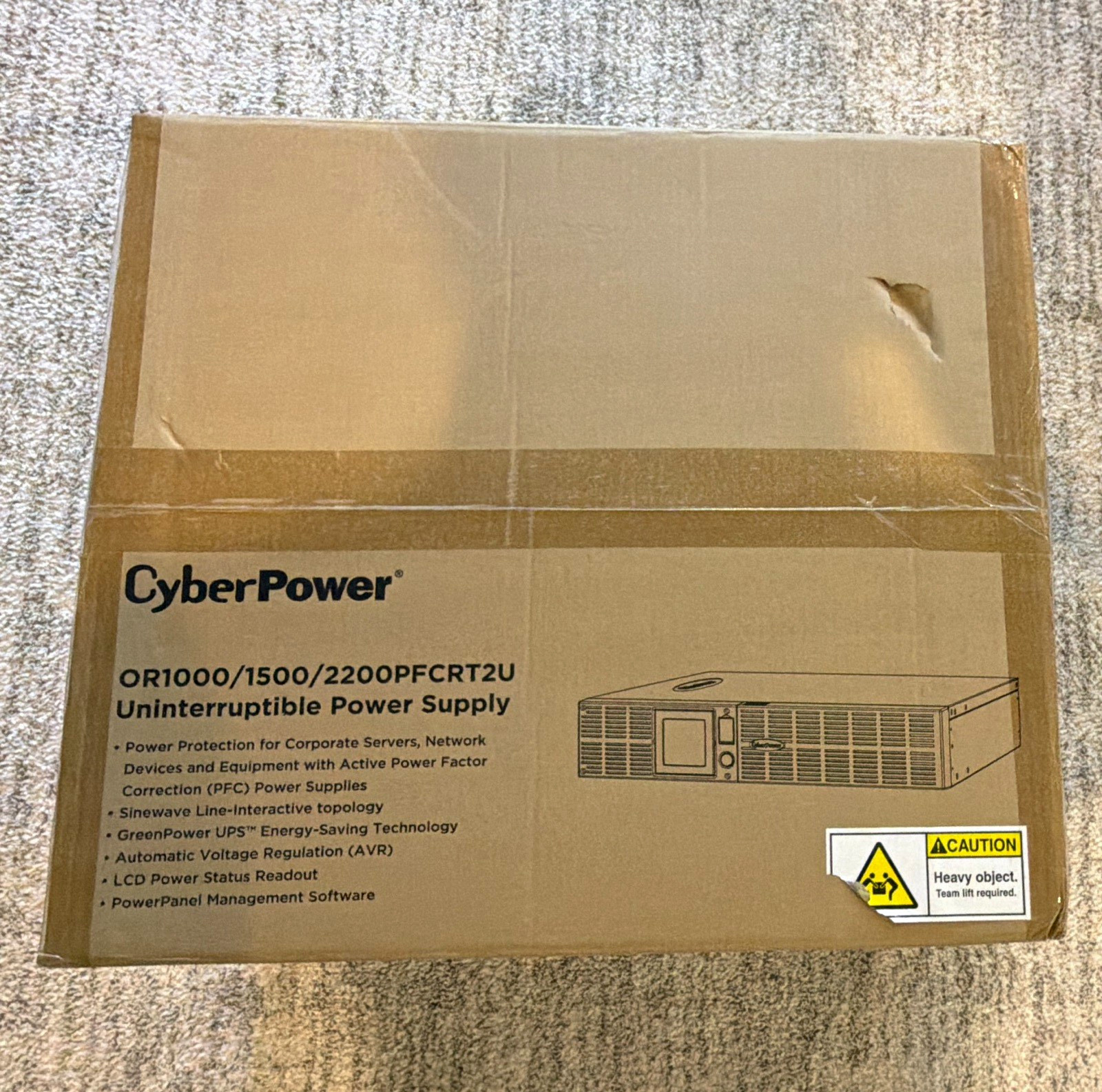 CyberPower OR2200PFCRT2U 2000VA 1540W PFC Sinewave UPS 2U Rack/Tower New CyberPower OR2200PFCRT2U 2000VA 1540W PFC Sinewave UPS 2U Rack/Tower New