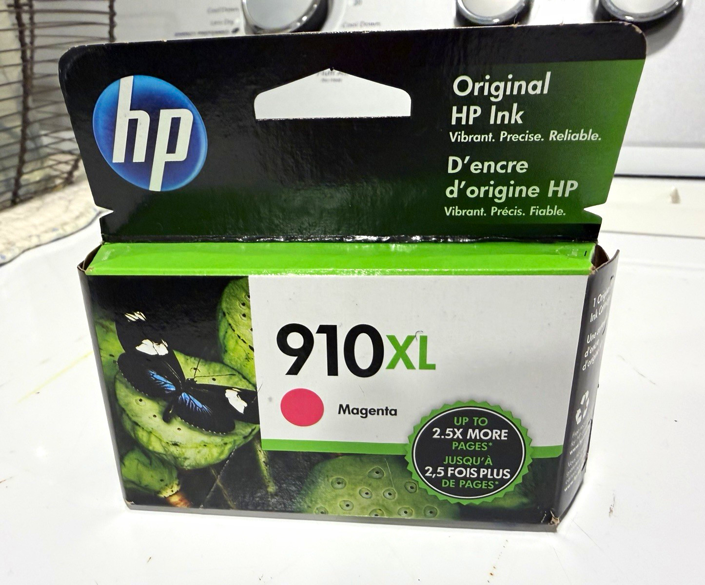 HP Genuine Original 910XL Ink Cartridges 2-Pack Cyan & Magenta