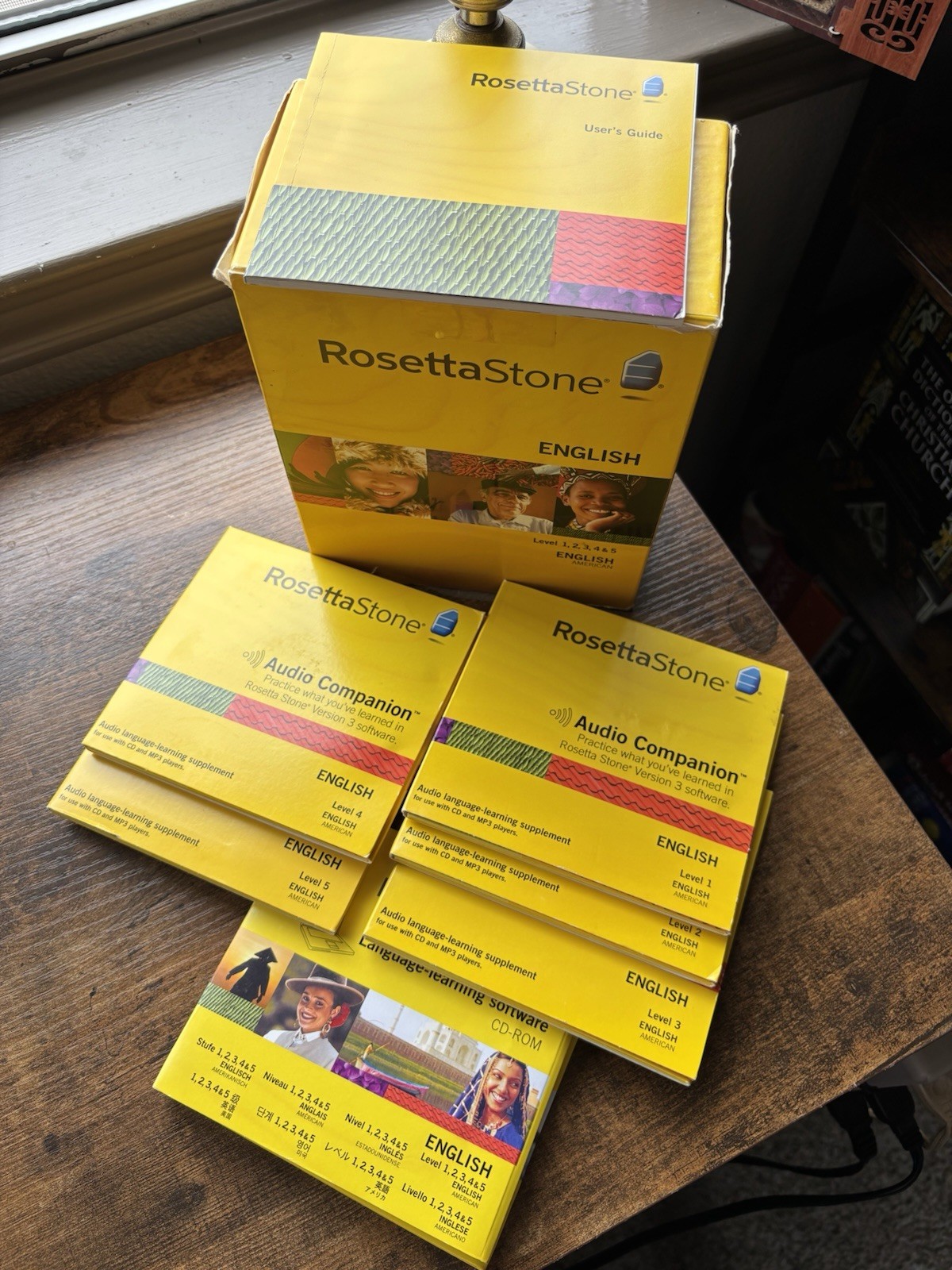 2009 Rosetta Stone English American Version 3 Levels 1, 2,3,4 & 5 Complete 2009 Rosetta Stone English American Version 3 Levels 1, 2,3,4 & 5 Complete