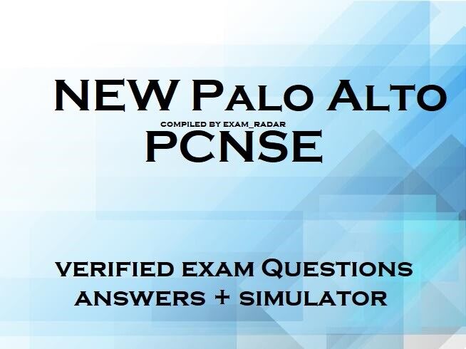 PCNSE Palo Alto Pan OS practice exam QA + simulator
