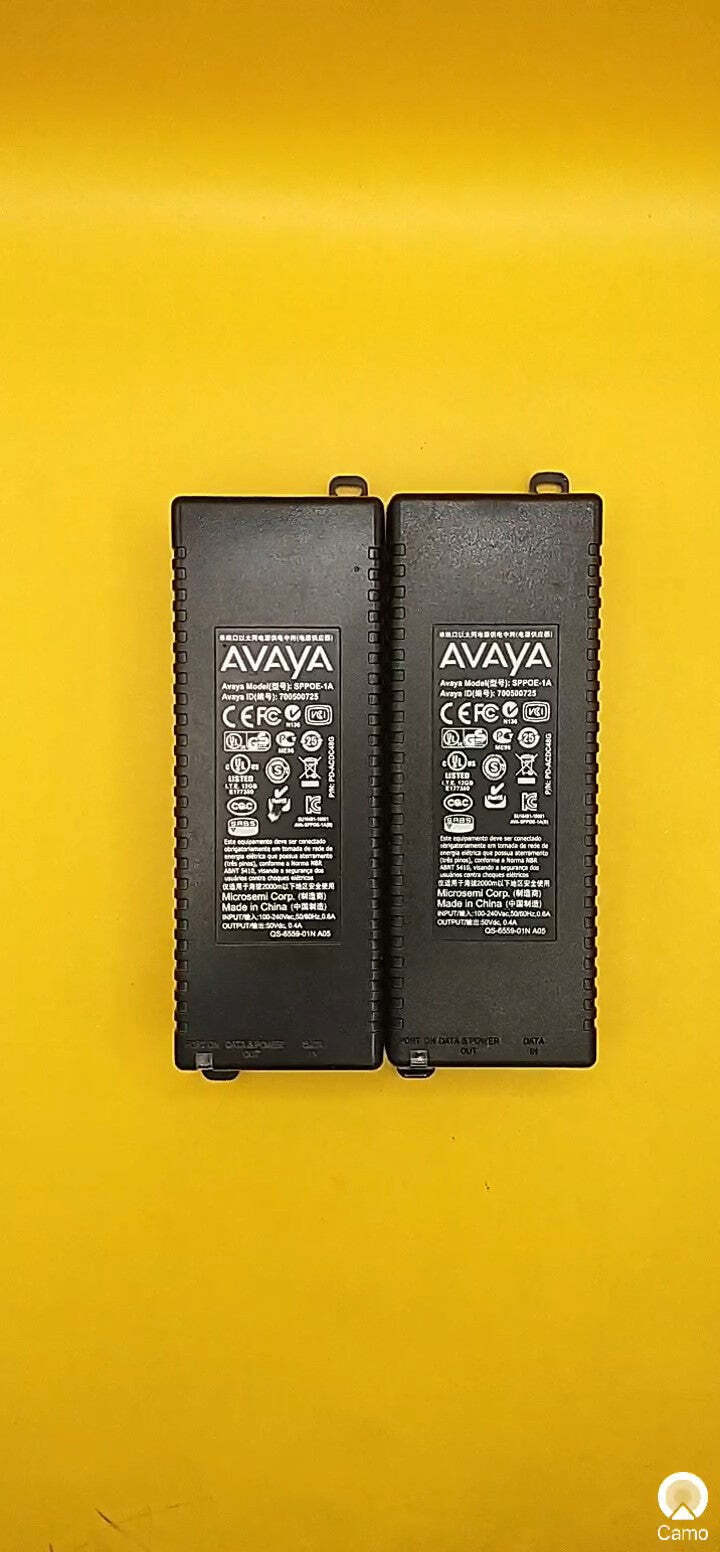 Avaya SPPOE-1A 700500725 IP Phone Power Over Ethernet PoE Injector (2 Pack)