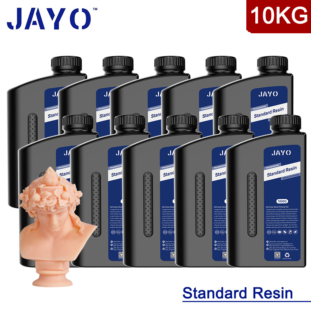 JAYO 10KG ABS-Like/Water Washable/Standard Resin 1KG/SET 405nm 3D Printer Resin