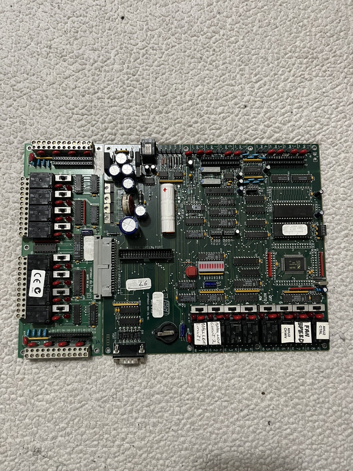 CSI 330375-02G / CSI 330385-01E Controls System Boards CSI 330375-02G / CSI 330385-01E Controls System Boards