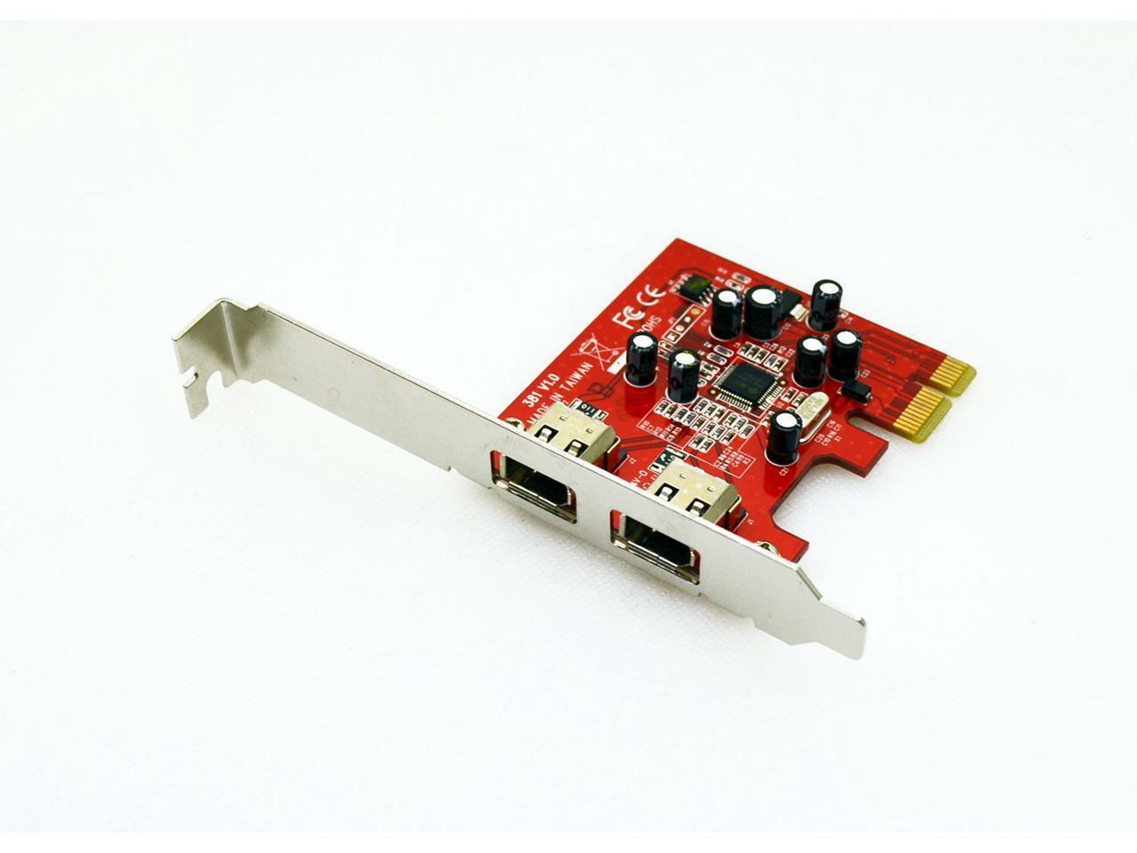 VIO Dual Port IEEE 1394a PCIe FireWire Card 6-Pin Controller VIO Dual Port IEEE 1394a PCIe FireWire Card 6-Pin Controller