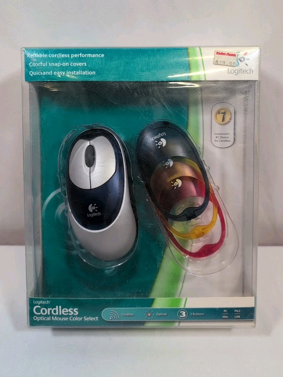 Logitech Cordless Mouse Freedom In Color PC Or Mac Changeable Color Logitech Cordless Mouse Freedom In Color PC Or Mac Changeable Color