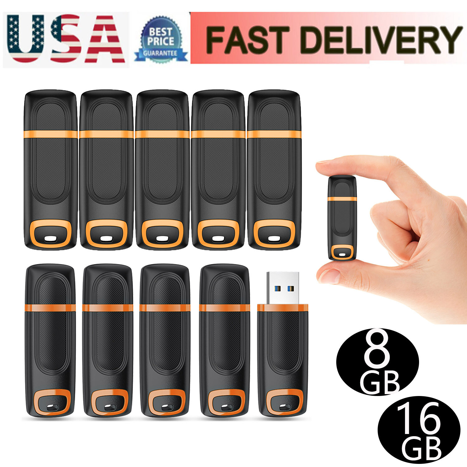 5/10/20 Pack USB 2.0 Flash Drive Memory Stick Thumb Drive Pen Drive 8GB 16GB Lot 5/10/20 Pack USB 2.0 Flash Drive Memory Stick Thumb Drive Pen Drive 8GB 16GB Lot
