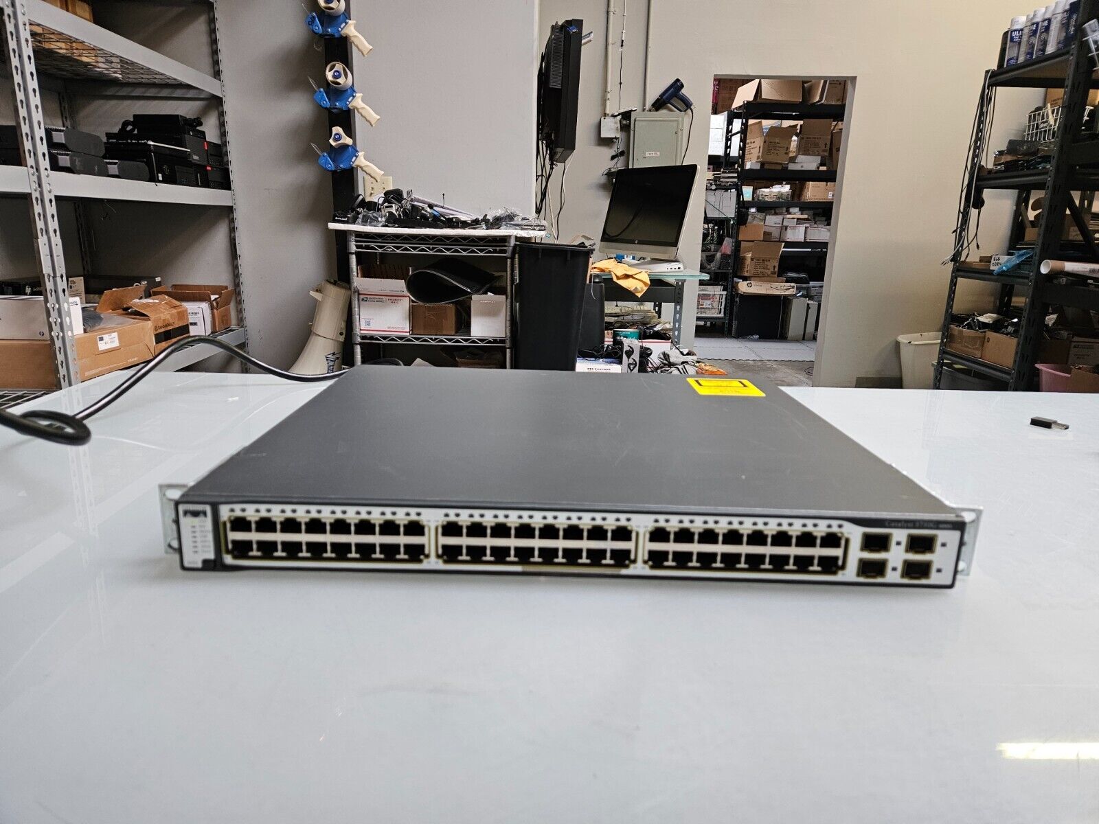 Cisco Catalyst 3750G WS-C3750G-48TS-S 48-Port Gigabit Ethernet Network Switch