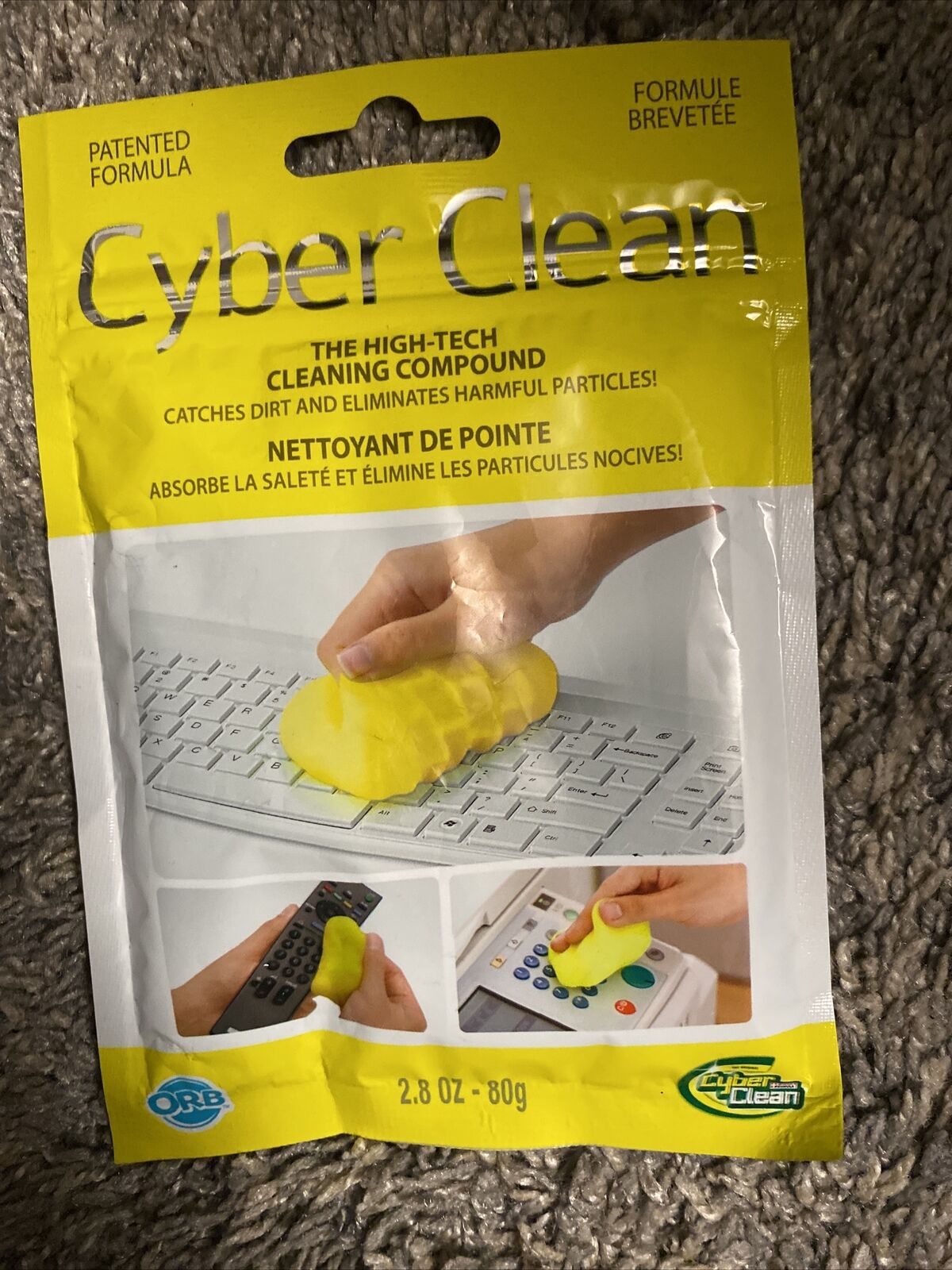 New Cyber Clean Home and Office Zip bag 80g High Tech Compound Swiss Formula Gel