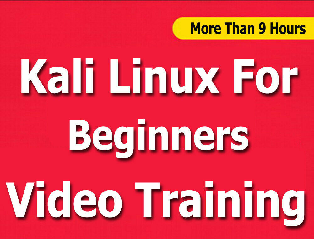 Learn Kali Linux For Beginners Video Training Tutorial CBT Course - 9+ Hours