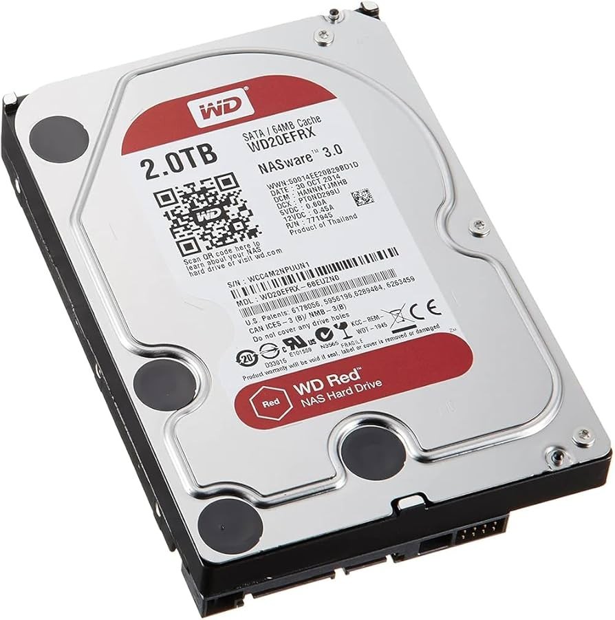Western Digital WD Red 2TB SATA NASware 3.5 Western Digital WD Red 2TB SATA NASware 3.5