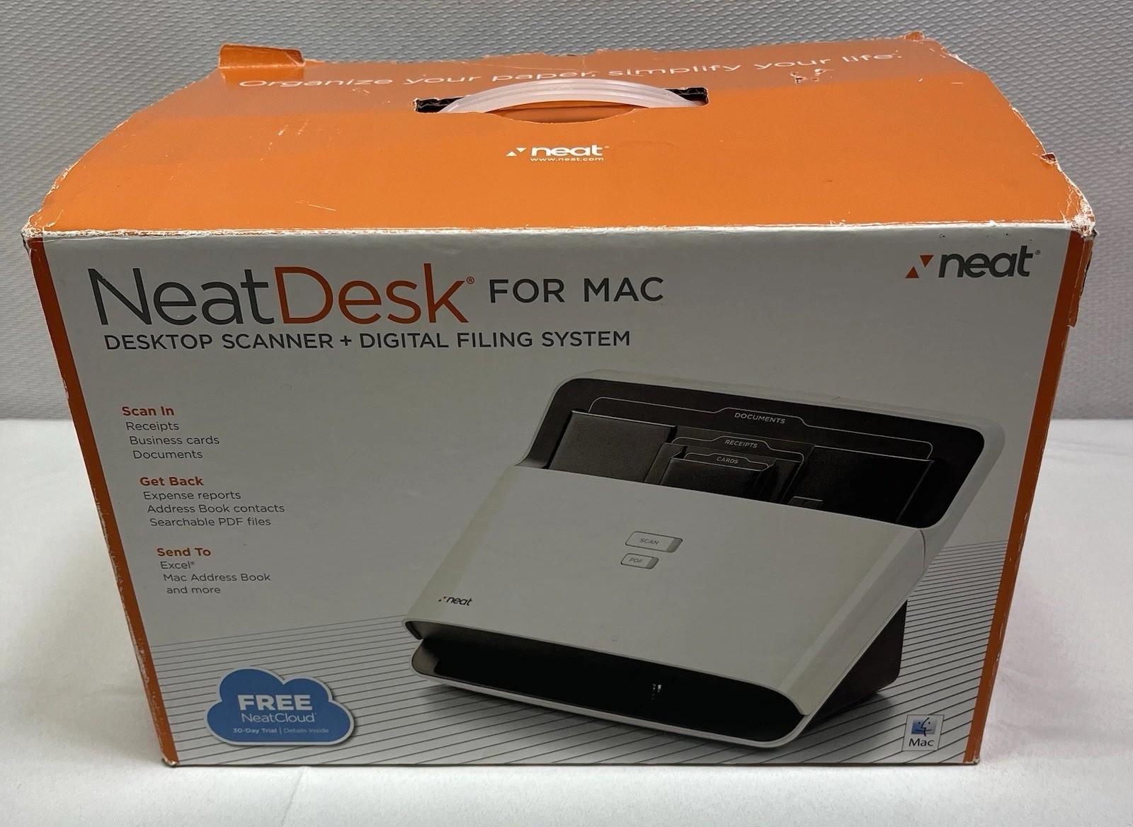Neat Desk ND-1000 Desktop Scanner Digital Filing System NEW Open Box READ*** Neat Desk ND-1000 Desktop Scanner Digital Filing System NEW Open Box READ***