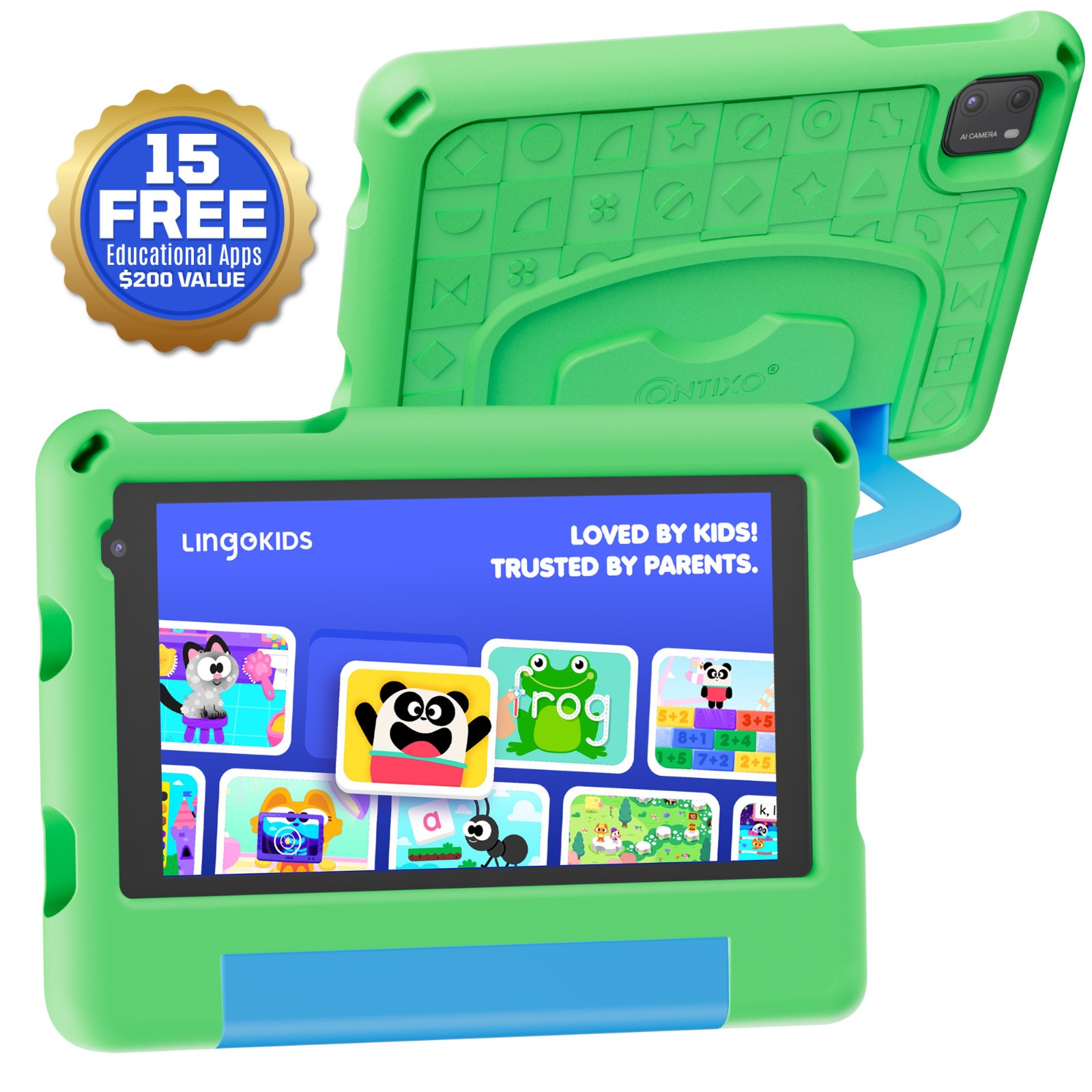 Contixo Contixo A7 Kids Tablet With 14 Apps, Lingokids & Epic, 7 Contixo Contixo A7 Kids Tablet With 14 Apps, Lingokids & Epic, 7