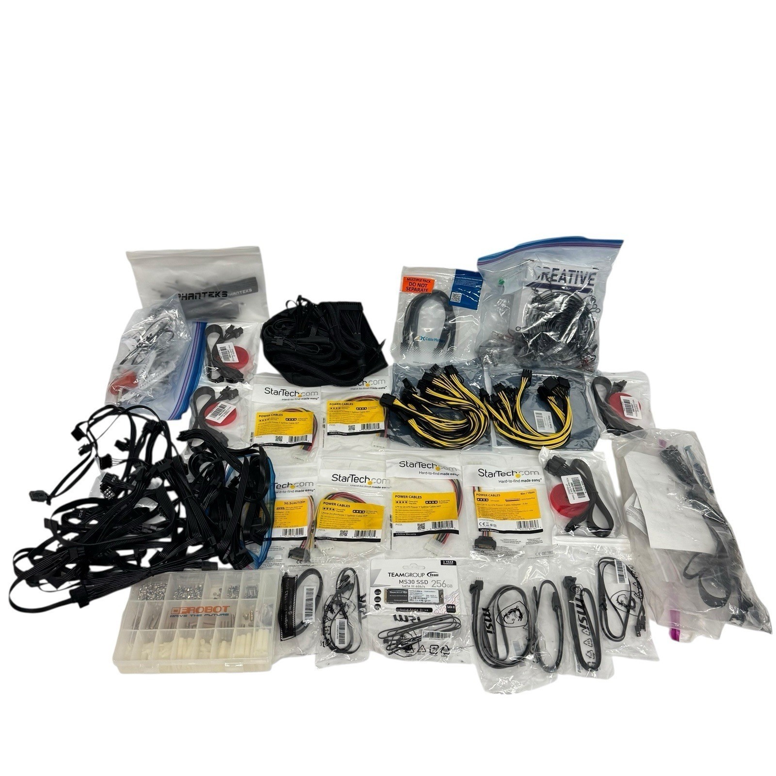 6x StarTech.com Computer Power Cord + Computer Cord LOT NEW