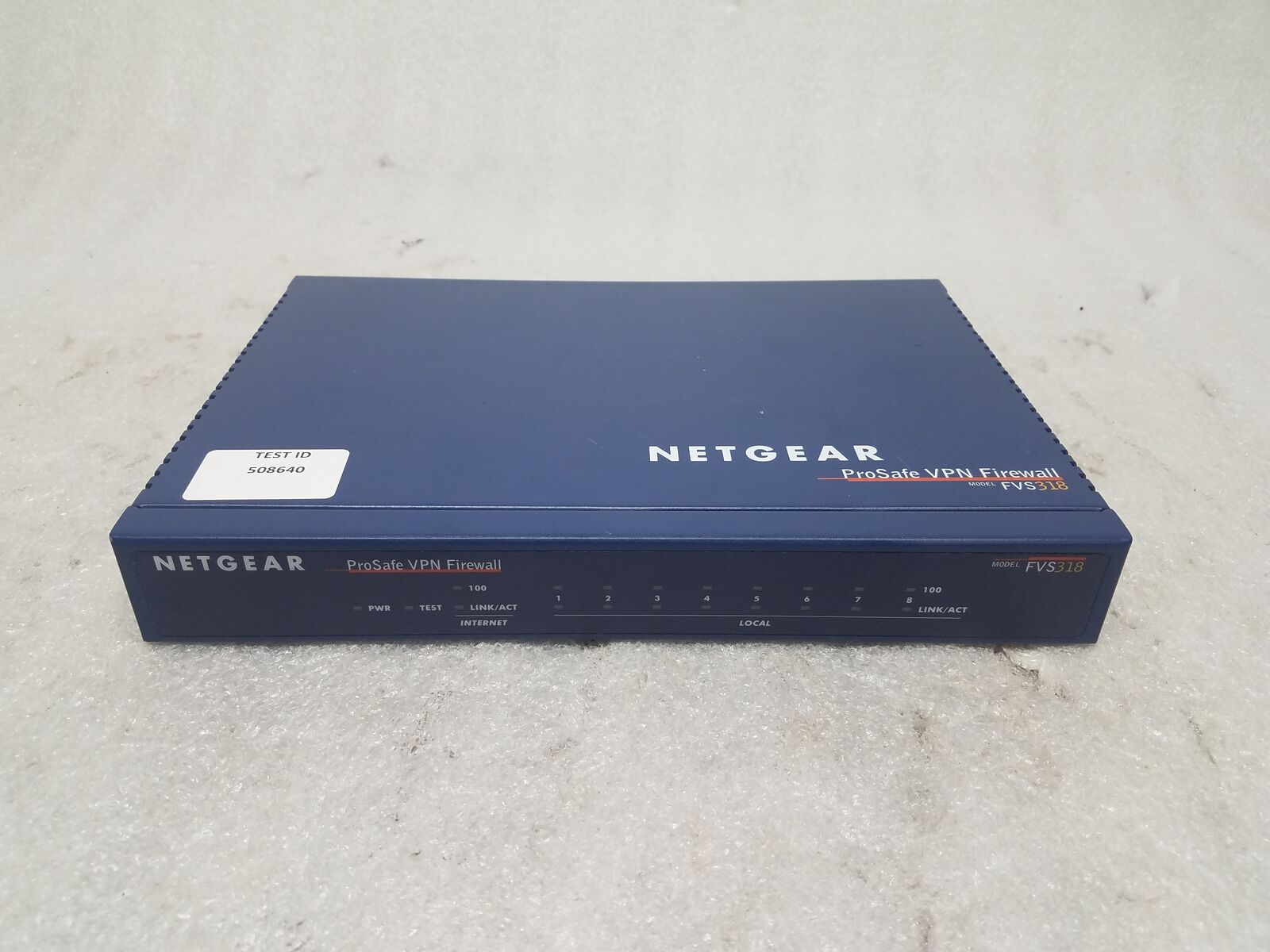 Netgear ProSafe FVS318  8-Port 10/100 VPN Firewall RESET / TESTED