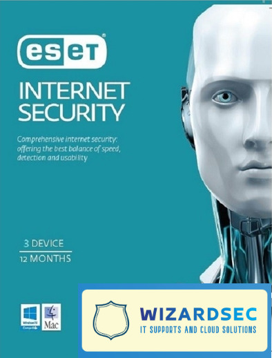 ESET Internet Security 3 Device 1 Year DIGITAL Secured Delivery