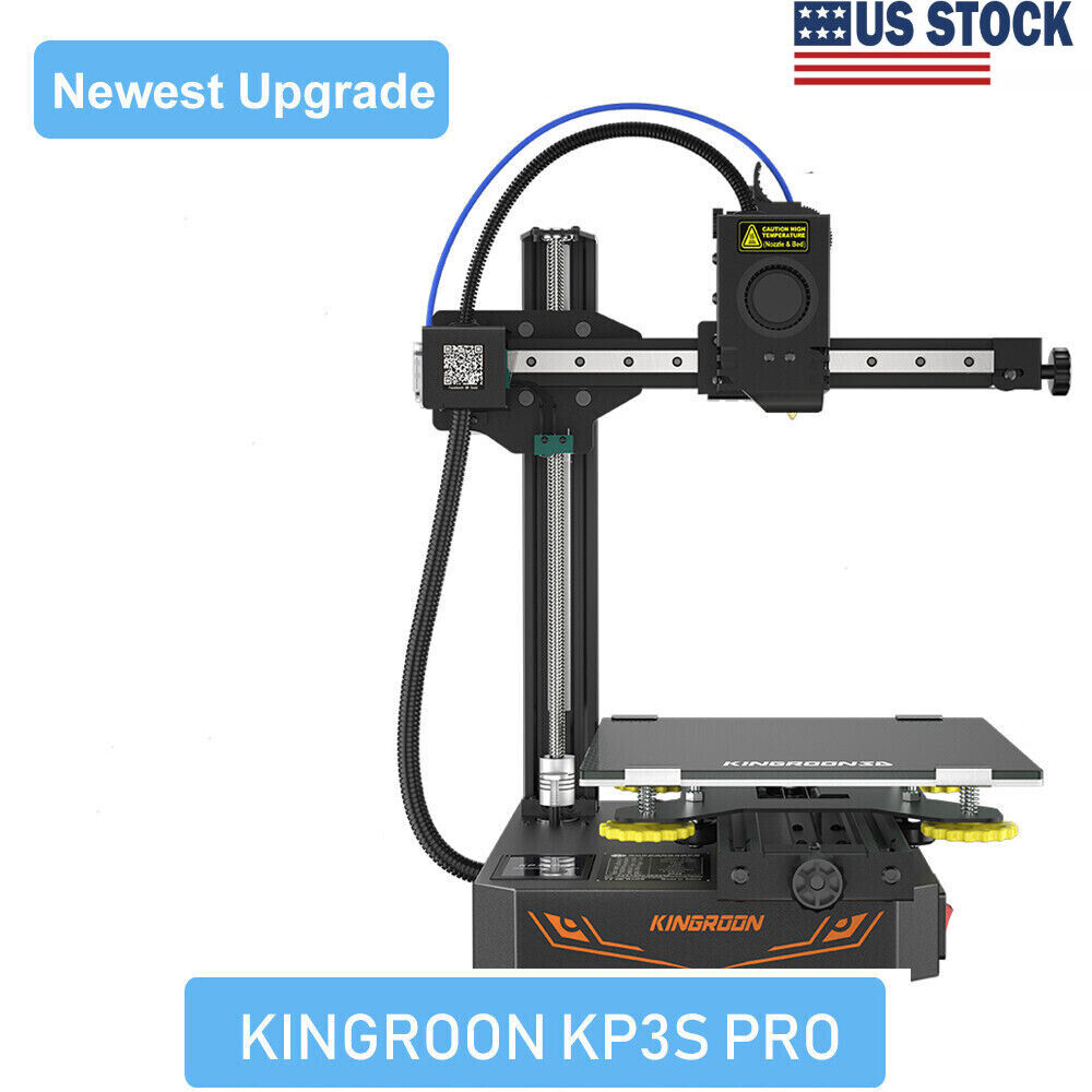Kingroon KP3S PRO 3D Printer 200x200x200mm FDM XZ Axis Linear Guide Rails