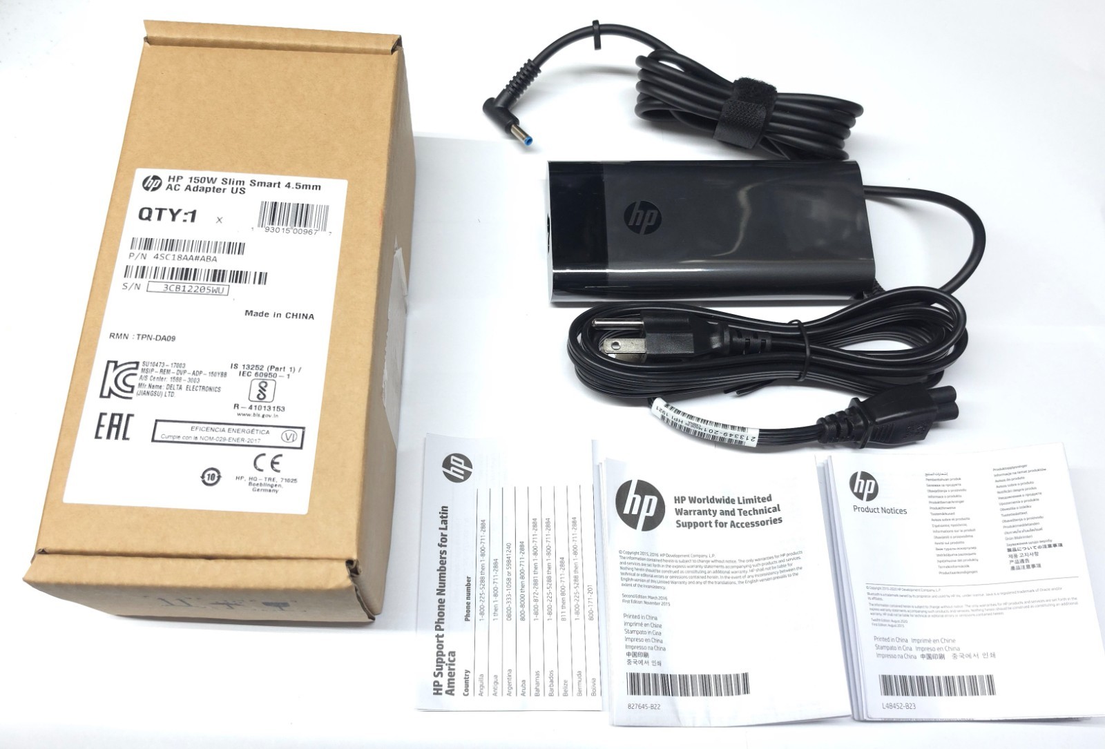 New HP 150W AC Charger For HP M85394-003 L32661-001 917649-850 776620-001 BOX New HP 150W AC Charger For HP M85394-003 L32661-001 917649-850 776620-001 BOX