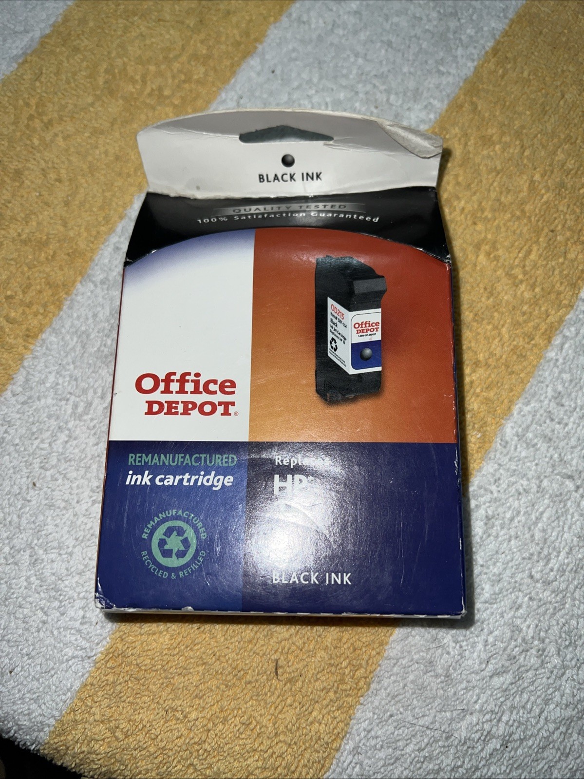 Replacement Ink Cartridge for HP HP15 BLACK (office depot) Unopened 2012? Replacement Ink Cartridge for HP HP15 BLACK (office depot) Unopened 2012?