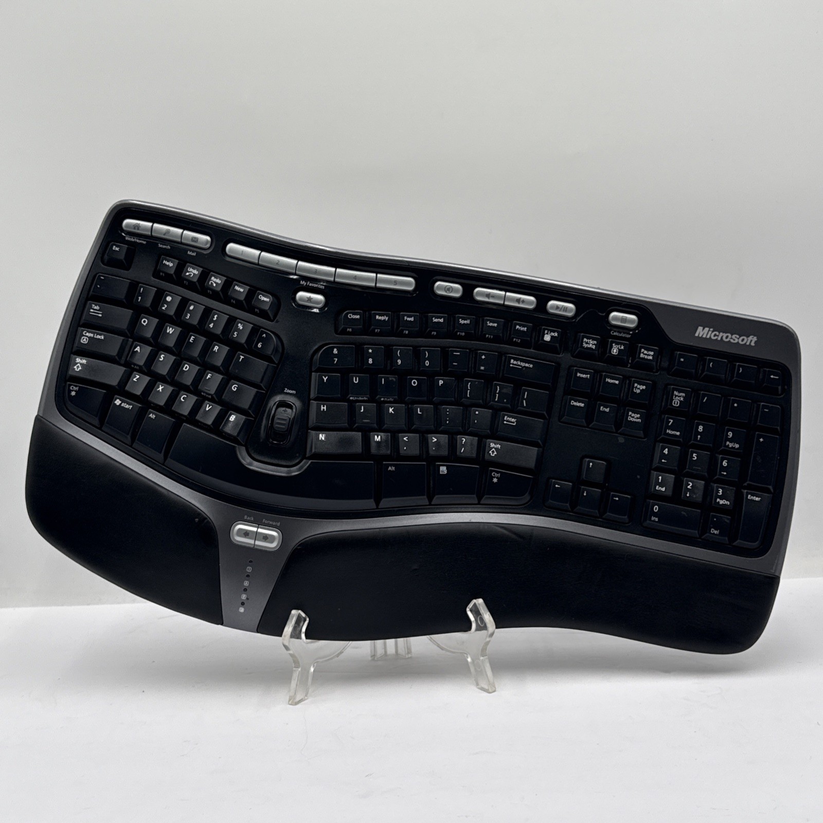 Microsoft Natural Ergonomic Keyboard 4000 v1.0 Model 1048 KU-0462 Wired USB-USED Microsoft Natural Ergonomic Keyboard 4000 v1.0 Model 1048 KU-0462 Wired USB-USED