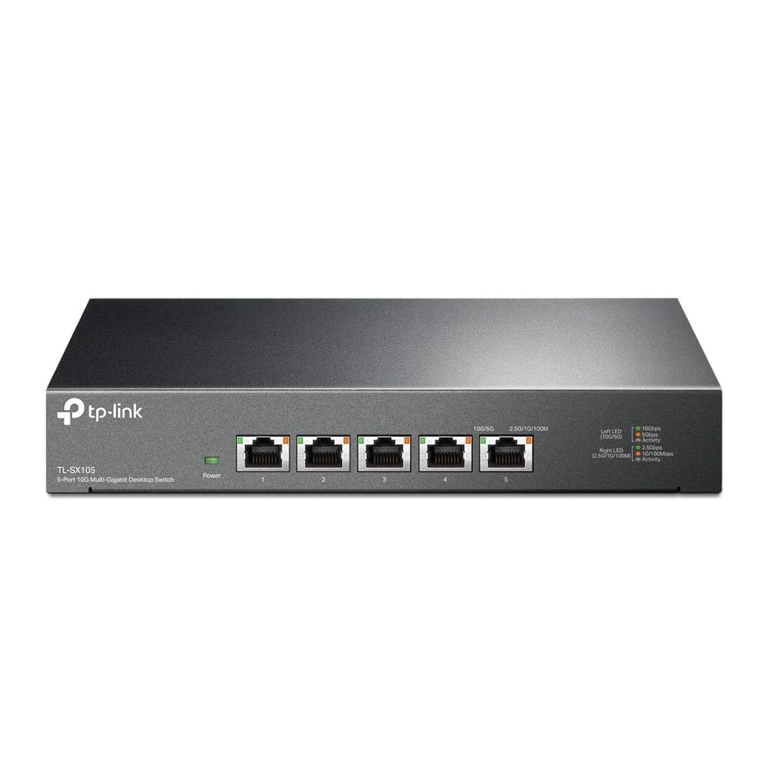 TP-Link TL-SX105 | 5 Port 10G/Multi-Gig Unmanaged Ethernet Switch | Desktop/Wa