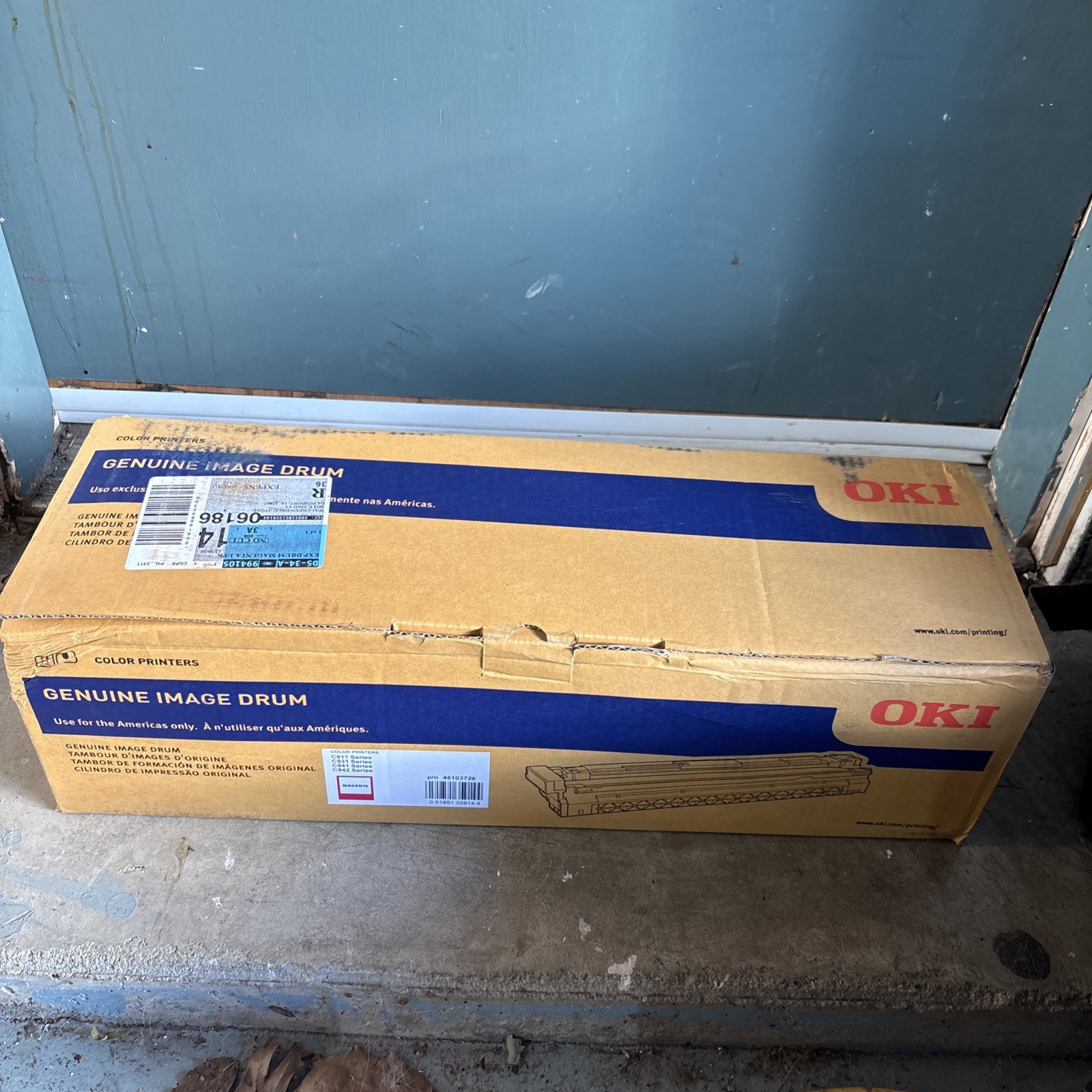 New Sealed OKI Magenta Drum Unit 45103726 for C911 C931 C941 C942 Series