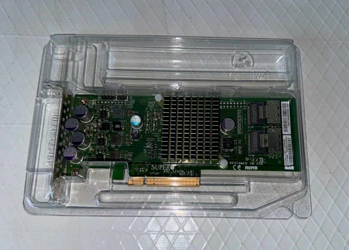 SuperMicro AOC-S2308L-L8i HBA For ZFS FreeNAS unRAID