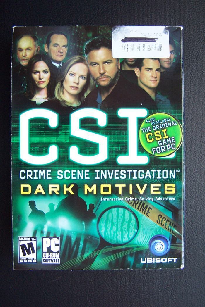 CSI: Crime Scene Investigation - Dark Motives PC Software Game UBI Soft