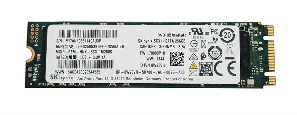 SK Hynix SC313 HFS256G39TNF-N3B0A 256GB M.2 2280 6Gbps MLC SATA SSD SK Hynix SC313 HFS256G39TNF-N3B0A 256GB M.2 2280 6Gbps MLC SATA SSD