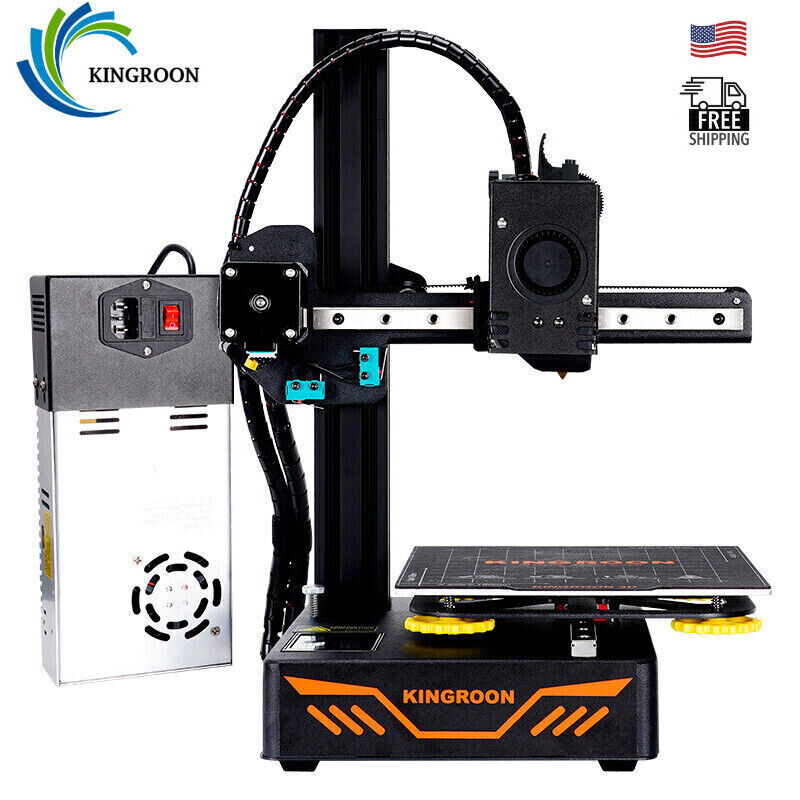 Kingroon KP3S 3D Printer DIY Kit Mini Home US Resume Fast Printing 180x180x180mm