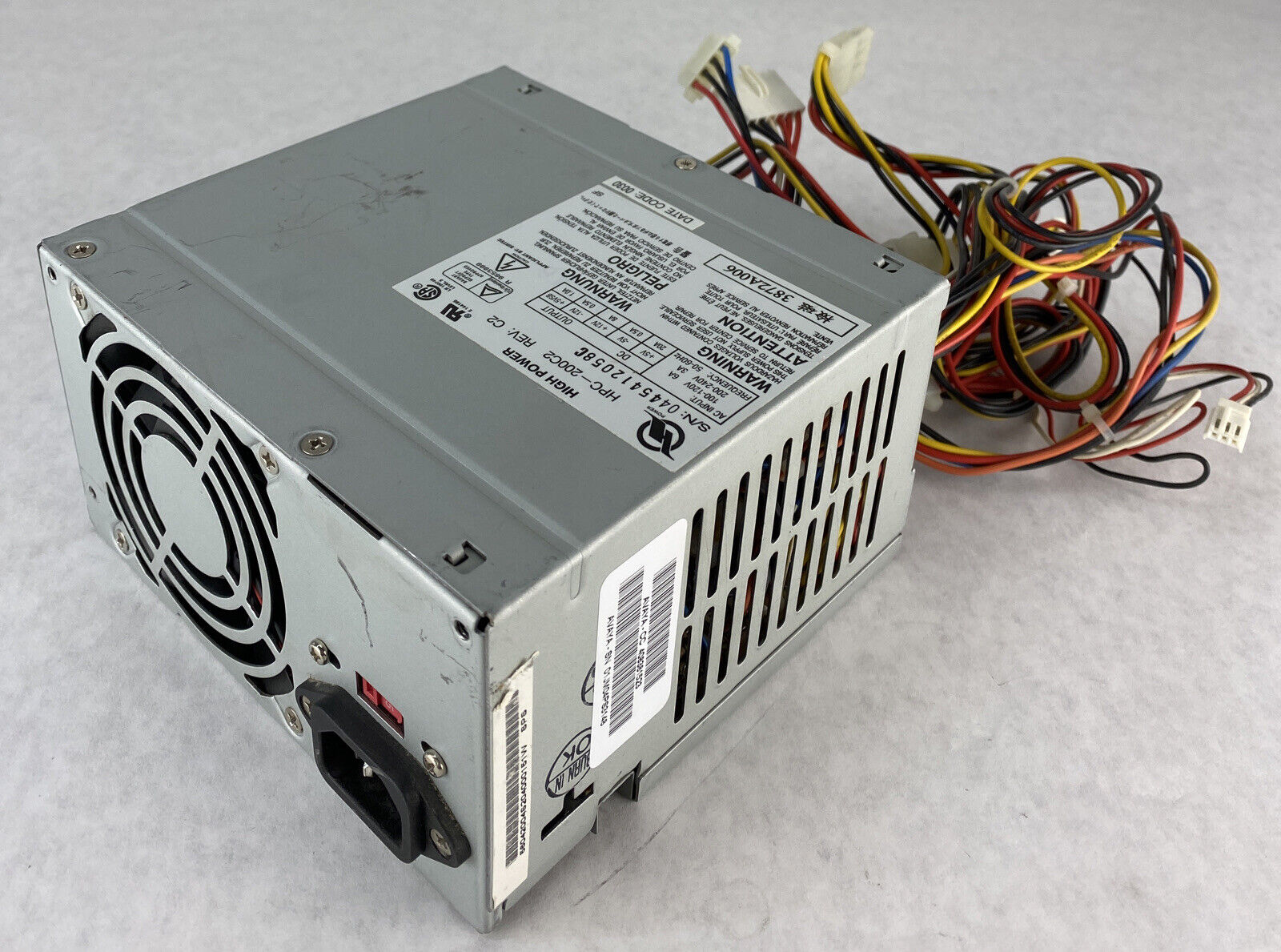 HPC-200C2 Rev. C2 Clone Replacement AT Power Supply Replaces Avaya 408381523