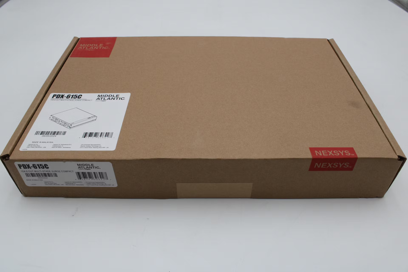 NEW- Middle Atlantic NEXSYS Compact 15A 6 Outlet Power Distro Unit PDX-615C-SP NEW- Middle Atlantic NEXSYS Compact 15A 6 Outlet Power Distro Unit PDX-615C-SP