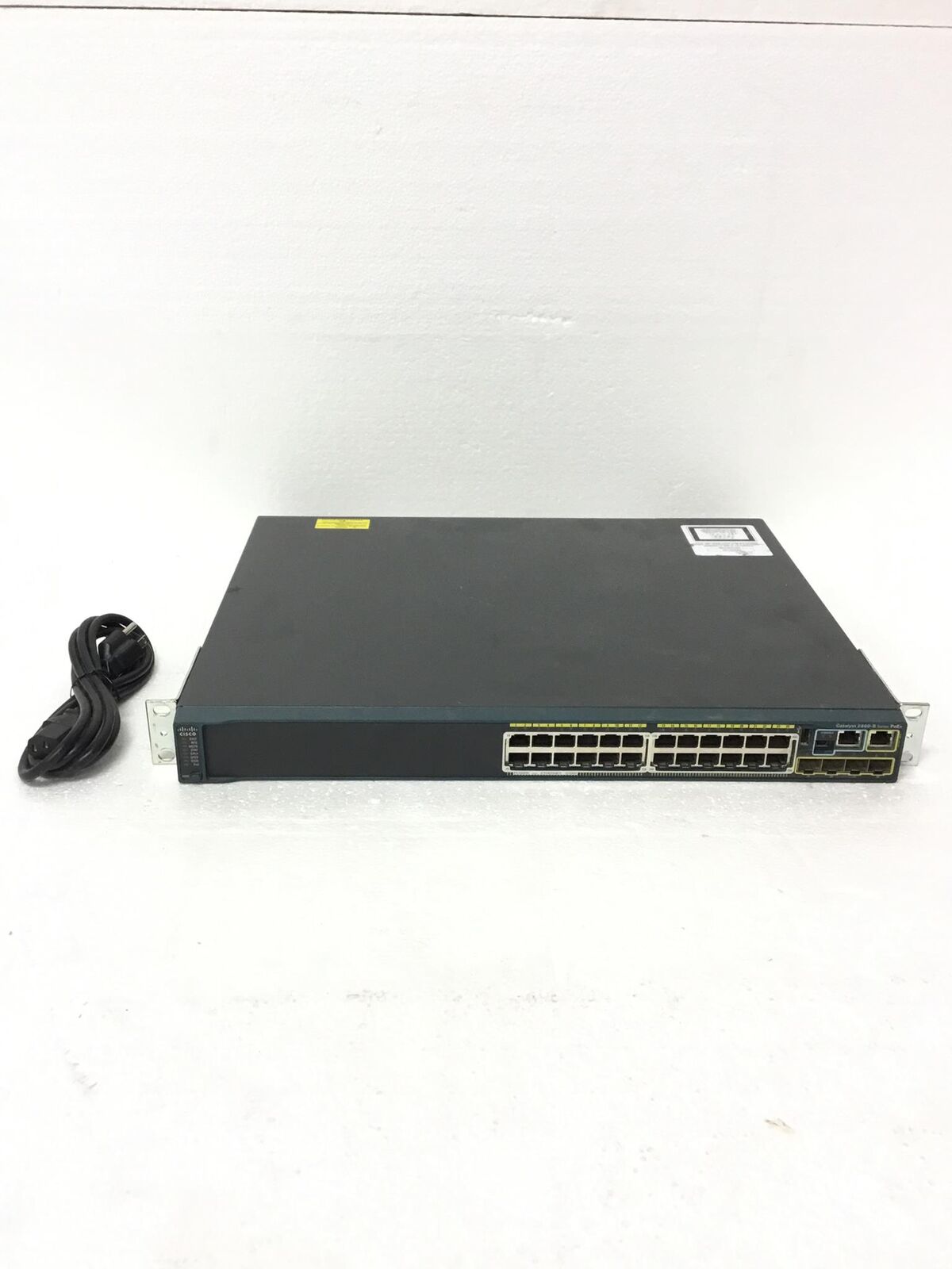 Cisco WS-C2960S-24PS-L V04 24-Port PoE+ Ethernet Gigabit Switch w/Rack Ears, QTY