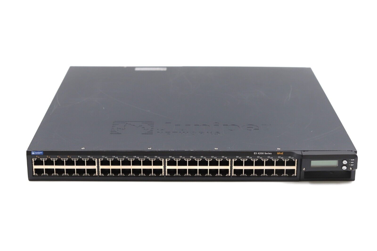 Juniper EX4200 48-Port 8-Port PoE Gigabit Ethernet Switch W/Ears P/N: EX4200-48T