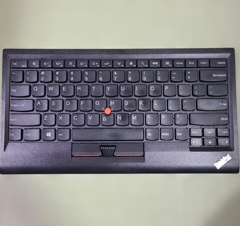 Lenovo ThinkPad KU-1255 Compact Wired Keyboard TrackPoint Touchpad Black (Used) Lenovo ThinkPad KU-1255 Compact Wired Keyboard TrackPoint Touchpad Black (Used)