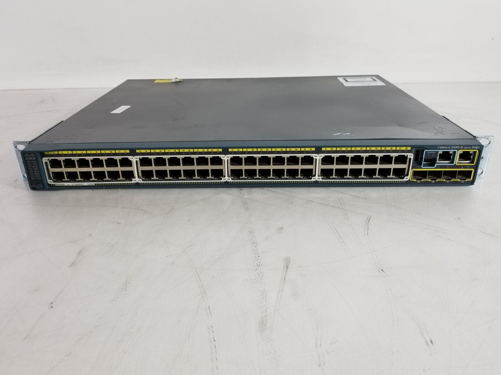 Cisco Catalyst 2960S WS-C2960S-48FPS-L 48-Port Gigabit PoE+ Ethernet Switch