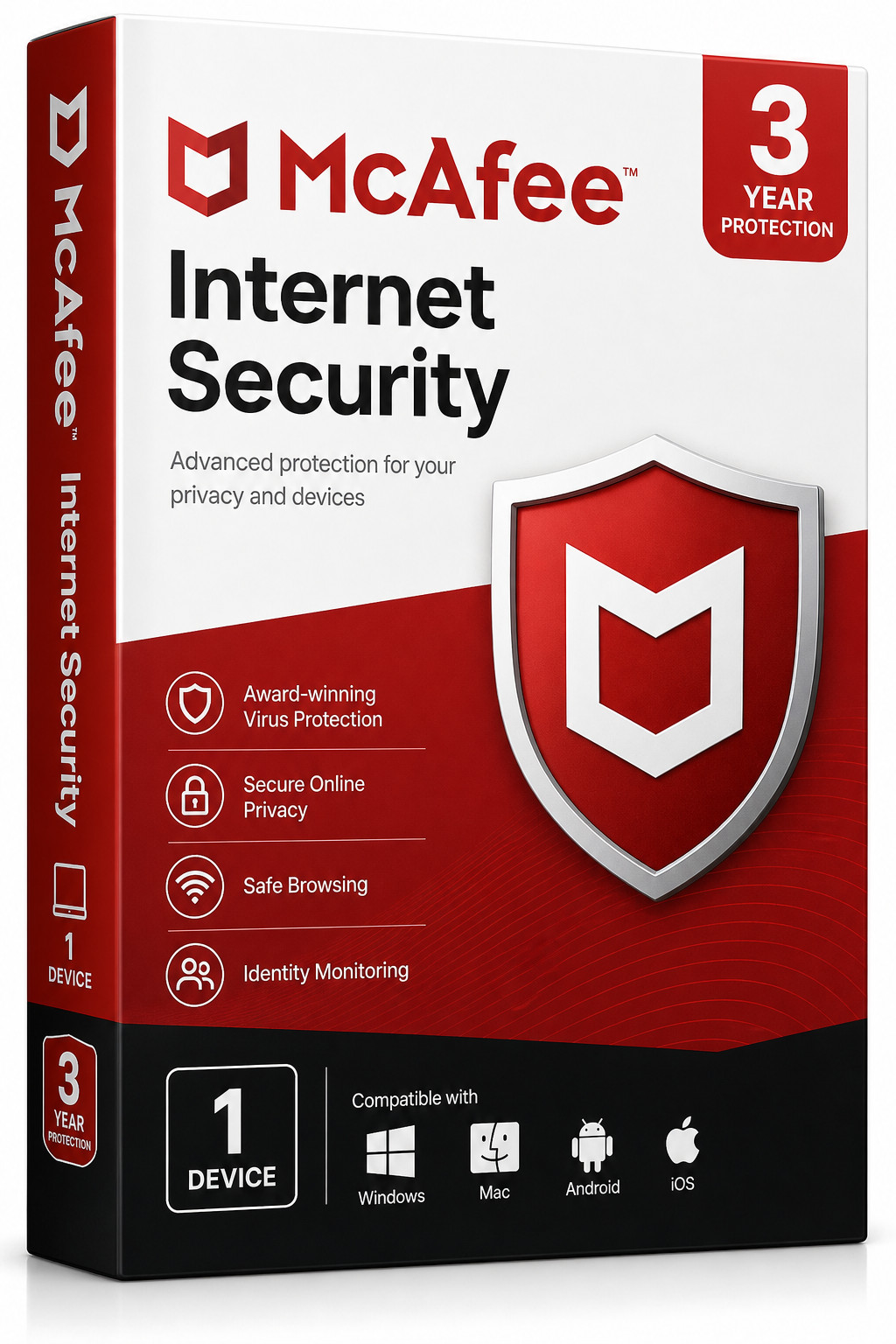 McAfee Internet Security 1 Device 3 Years McAfee Internet Security 1 Device 3 Years